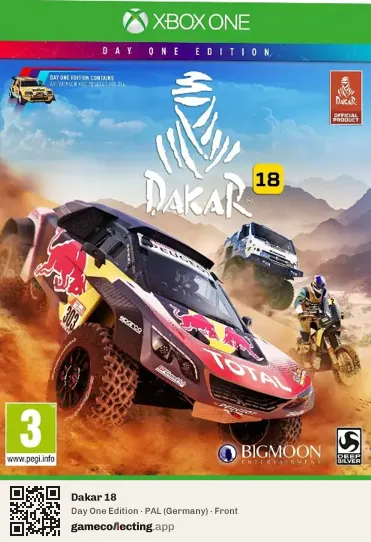 Dakar 18 Xbox One, Germany box front