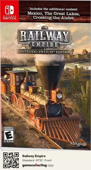 Railway Empire Nintendo Switch, NTSC box front
