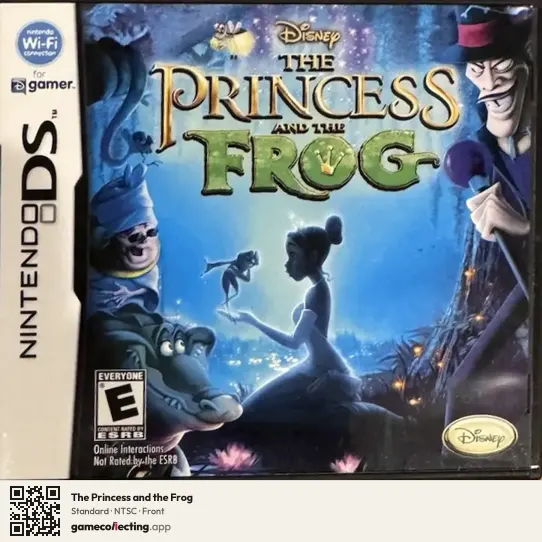 The Princess and the Frog Nintendo DS, NTSC box front