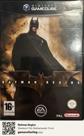 Batman Begins Nintendo GameCube, Netherlands box front