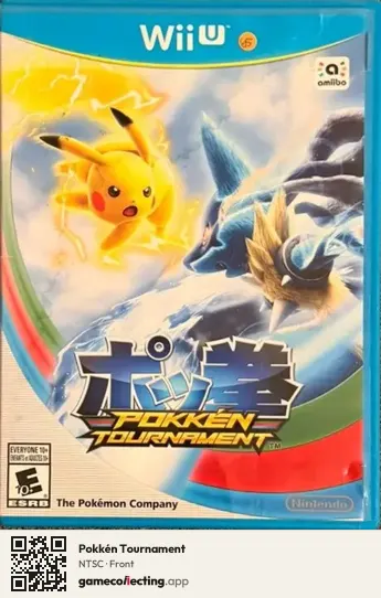 Pokkén Tournament Nintendo Wii U, NTSC box front