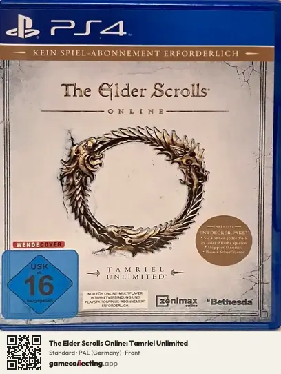 The Elder Scrolls Online: Tamriel Unlimited PlayStation 4, Germany box front