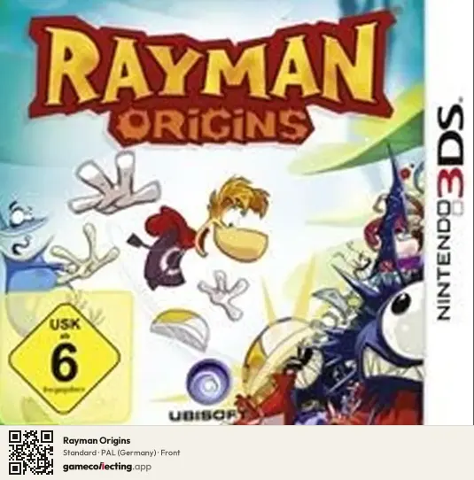 Rayman Origins Nintendo 3DS, Germany box front