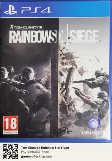 Tom Clancy's Rainbow Six: Siege PlayStation 4, Germany box front