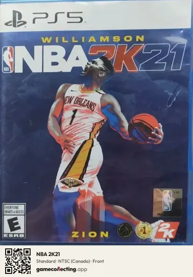 NBA 2K21 PlayStation 5, Canada box front