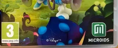 The Smurfs: Mission Vileaf, the PEGI square on its front