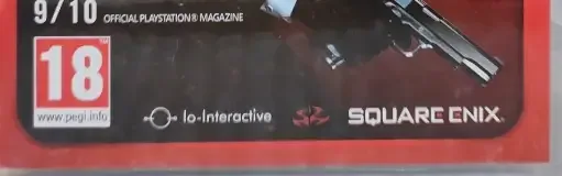 Hitman: Absolution, the PEGI square on its front