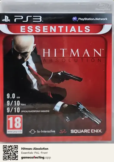 Hitman: Absolution PlayStation 3, PAL box front
