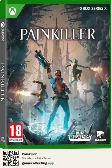 Painkiller Xbox Series X, PAL box front
