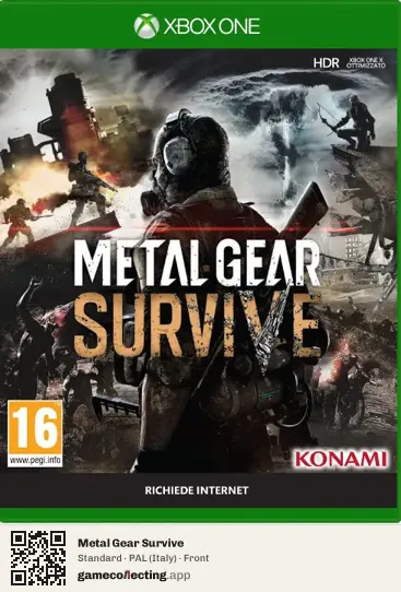 Metal Gear Survive Xbox One, Italy box front