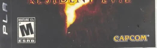 Resident Evil 5, the ESRB box on its front