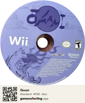 Ōkami Nintendo Wii, NTSC disc