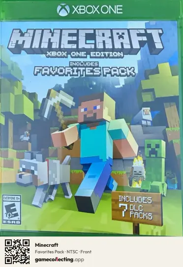 Minecraft Xbox One, NTSC box front