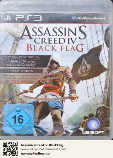 Assassin's Creed IV: Black Flag PlayStation 3, Germany box front