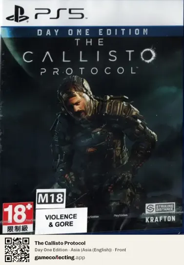 The Callisto Protocol PlayStation 5, Asia (English) box front