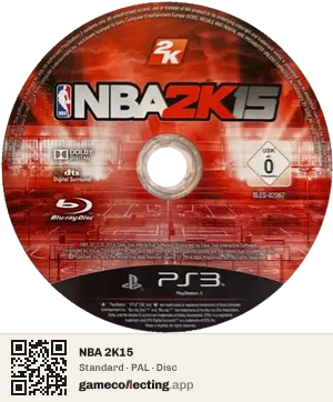 NBA 2K15 PlayStation 3, PAL disc