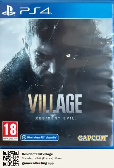 Resident Evil Village PlayStation 4, France box front