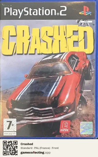 Crashed PlayStation 2, France box front