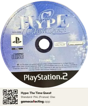 Hype: The Time Quest PlayStation 2, PAL disc