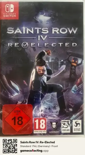 Saints Row IV: Re-Elected Nintendo Switch, Germany box front