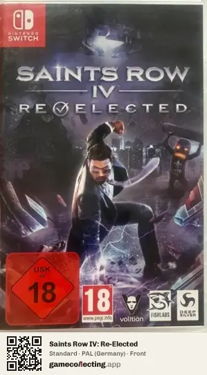 Saints Row IV: Re-Elected Nintendo Switch, Germany box front