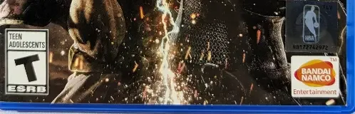 SoulCalibur VI, the ESRB box on its front