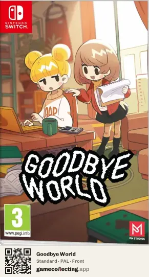 Goodbye World Nintendo Switch, PAL box front