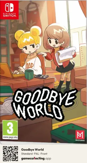 Goodbye World Nintendo Switch, PAL box front