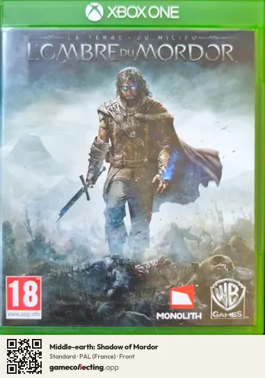 Middle-earth: Shadow of Mordor Xbox One, France box front