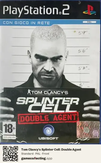 Tom Clancy's Splinter Cell: Double Agent PlayStation 2, PAL box front