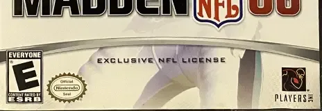 Madden NFL 06, the ESRB box on its front