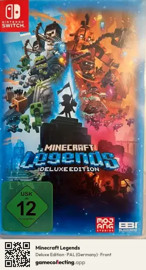 Minecraft Legends Nintendo Switch, Germany box front