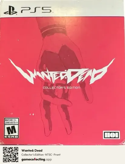 Wanted: Dead PlayStation 5, NTSC box front