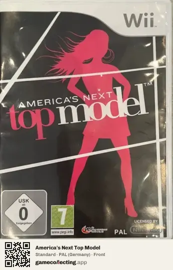 America's Next Top Model Nintendo Wii, Germany box front