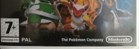 Pokémon Battle Revolution, the PEGI square on its front