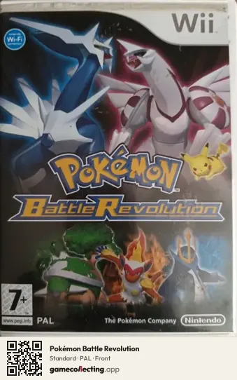 Pokémon Battle Revolution Nintendo Wii, PAL box front