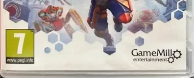 Nerf Legends, the PEGI square on its front