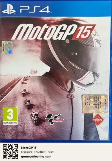 MotoGP 15 PlayStation 4, Italy box front
