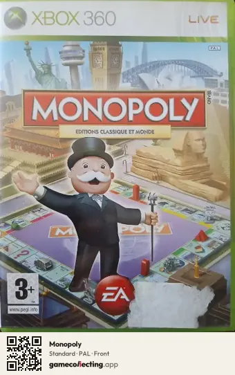 Monopoly Xbox 360, PAL box front