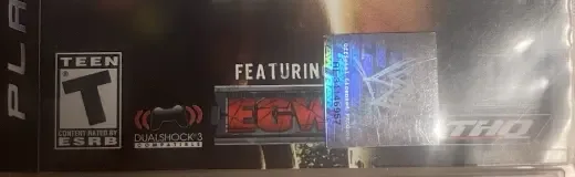 WWE SmackDown vs. Raw 2009, the ESRB box on its front