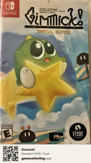 Gimmick! Nintendo Switch, NTSC box front