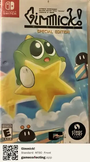 Gimmick! Nintendo Switch, NTSC box front