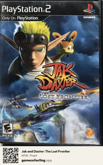 Jak and Daxter: The Lost Frontier PlayStation 2, NTSC box front