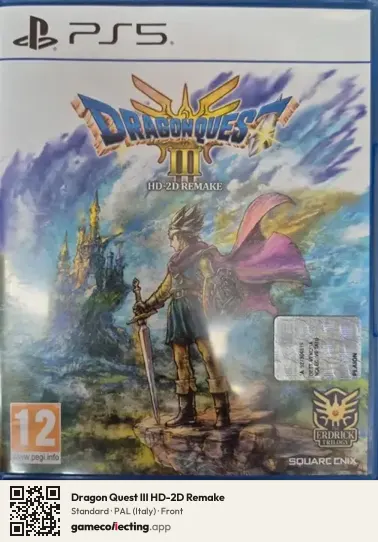 Dragon Quest III HD-2D Remake PlayStation 5, Italy box front
