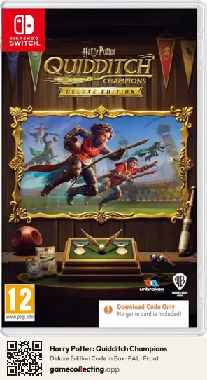 Harry Potter: Quidditch Champions Nintendo Switch, PAL box front