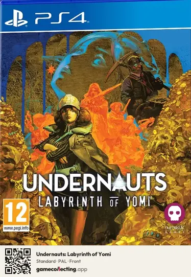 Undernauts: Labyrinth of Yomi PlayStation 4, PAL box front