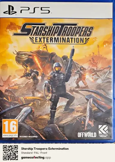 Starship Troopers: Extermination PlayStation 5, PAL box front