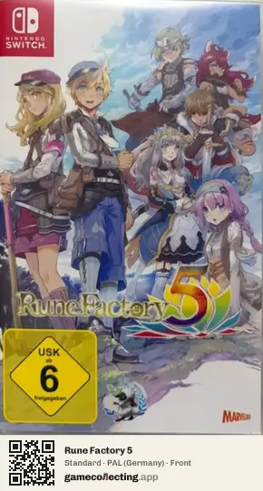 Rune Factory 5 Nintendo Switch, Germany box front
