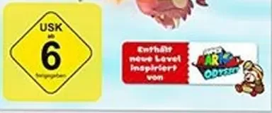 Captain Toad: Treasure Tracker, the USK square on its front