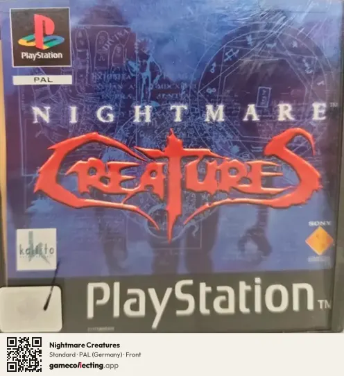Nightmare Creatures PlayStation, Germany box front